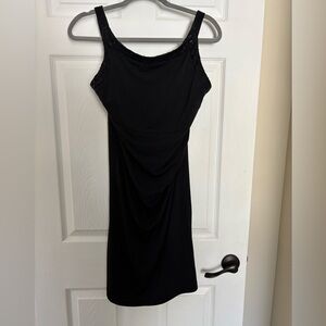 Mario Serrano Classic Black Sleeveless Evening Dress Size 4